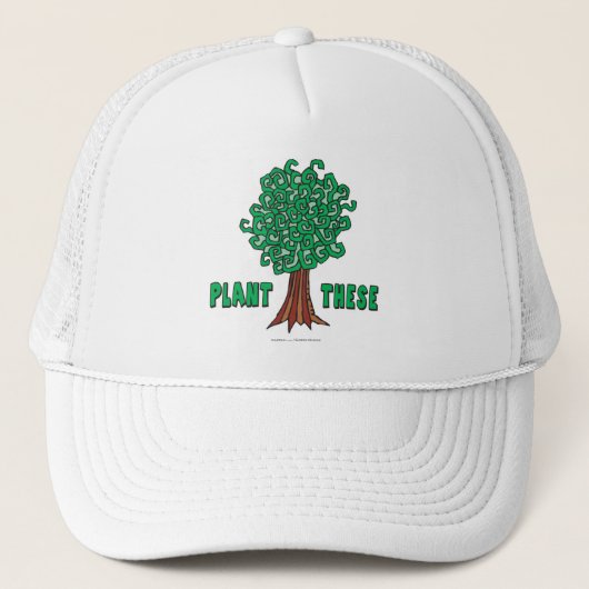 Pflanze Trees Truckerkappe (Vorderseite)