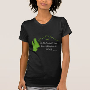 Pflanze Trees Zitat Thomas Fuller Cool Black T - S T-Shirt
