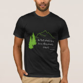 Pflanze Trees Zitat Thomas Fuller Cool Black T - S T-Shirt (Vorderseite)