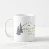 Pflanze Trees Zitat Thomas Fuller, Grafik Kaffeetasse (Links)