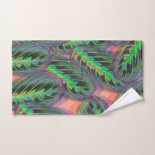 Pflanze Tropical Calathea Maranta Leaf Muster Badhandtuch Set (Handtuch)