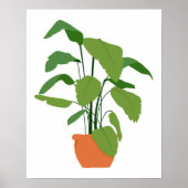 Pflanze Tropical Green Palm Pot Poster (Vorne)