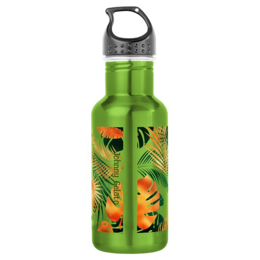 Pflanze Überwasserflasche Edelstahlflasche (Rückseite)