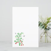 Pflanze und Bienen von Tomaten (Stehend Vorderseite)