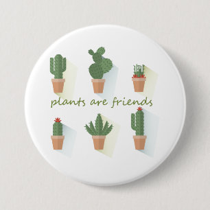Pflanze und Blume Button