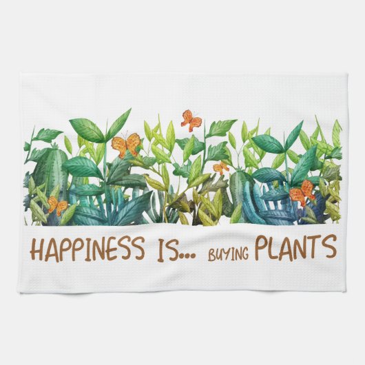 Pflanze und Blume Geschirrtuch (Horizontal)
