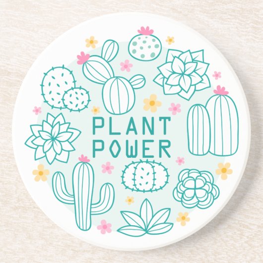 Pflanze und Blume Getränkeuntersetzer (Vorne)