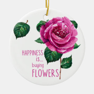 Pflanze und Blume Keramik Ornament