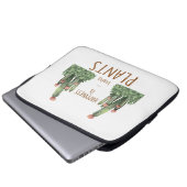 Pflanze und Blume Laptopschutzhülle (Vorne Knopf)