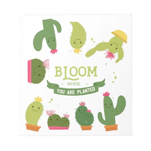 Pflanze und Blume Notizblock (Vorderseite)