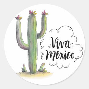 Pflanze und Blume Runder Aufkleber