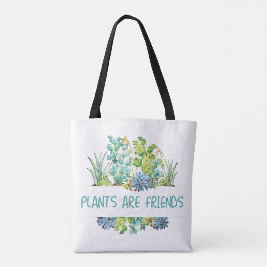Pflanze und Blume Tasche (Rückseite)
