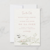 Pflanze und Enten Save the Date (Vorderseite)