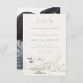 Pflanze und Enten Save the Date (Vorne/Hinten)