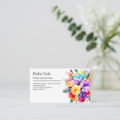 Pflanze und Gärten Visitenkarte (Stehend Vorderseite)