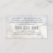 Pflanze und Gartenberatung Visitenkarte (Rückseite)