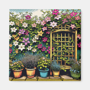 Pflanze- und Gartenliebhaber Clematis Trellis Magnet