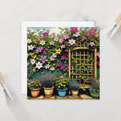 Pflanze- und Gartenliebhaber Leere Karte (Vorderseite/Rückseite Beispiel)