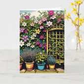 Pflanze und Gartenliebhaber Vermisst Karte (Gelbe Blume)