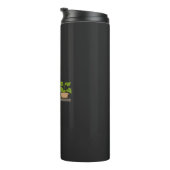 Pflanze und Hunde Thermosbecher (Nach rechts gedreht)