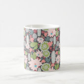 Pflanze und Kakteen Kaffeetasse (Mittel)