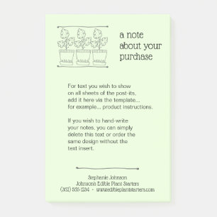 Pflanze und Kinderzimmer Produktinformation einfüg Post-it Klebezettel