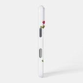 Pflanze und Punkte Nahtloses Muster iPhone Hülle (Rechte Seite)