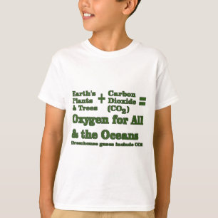 Pflanze und Sauerstoff-Umweltwahrheit T-Shirt