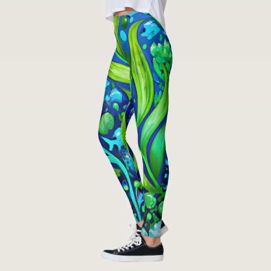 Pflanze unter Wasser Leggings (Links)