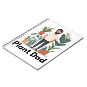 Pflanze Vater Houseplant Notebook Notizblock (Linke Seite)