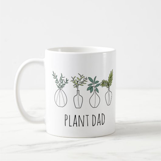 Pflanze Vater und Name Kaffeezubereitung Tasse (Links)