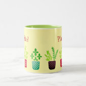 Pflanze Vater Zweifarbige Tasse (Mittel)