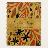 Pflanze verlasst goldenes Jahr Planer (Vorderseite)