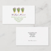 Pflanze | Verschieben von Einführungskarten Visitenkarte (Vorne/Hinten)