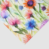 Pflanze Vibrant Bachelor's Button-Blume Seidenpapier (Ausschnitt)