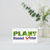 Pflanze Visitenkarte (Stehend Vorderseite)