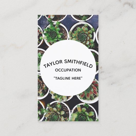 Pflanze Visitenkarte (Vorderseite)