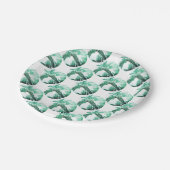 Pflanze von Bananen Pappteller (Schrägansicht)