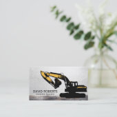 Pflanze von Baugrubenwerkstoffen Visitenkarte (Stehend Vorderseite)