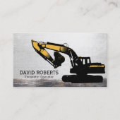 Pflanze von Baugrubenwerkstoffen Visitenkarte (Vorderseite)