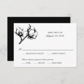 Pflanze von Baumwolle | HochzeitsrSVP RSVP Karte (Vorne/Hinten)