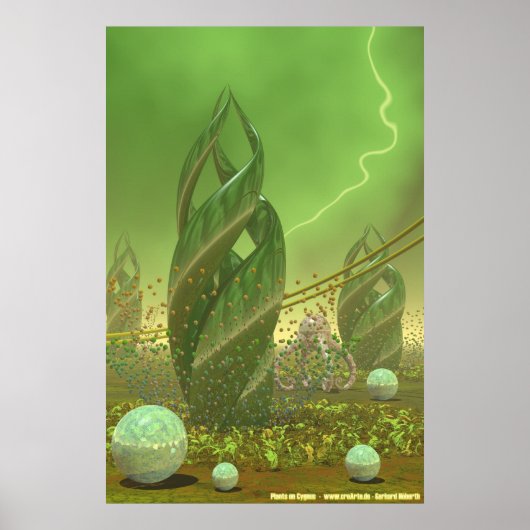 Pflanze von Cygnus IV Poster (Vorne)