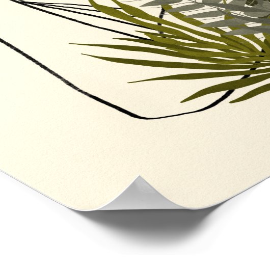 Pflanze von Frauen Art Poster (Ecke)