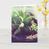 Pflanze von Hühnern und Hühnern Karte (Gelbe Blume)