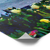 Pflanze von Seeblick Poster (Ecke)