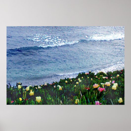 Pflanze von Seeblick Poster (Vorne)