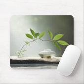 Pflanze Wasserfall Ruhe Friedliche Natur Mousepad (Mit Mouse)