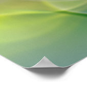 Pflanze Wasserfall Ruhe Friedliche Natur Poster (Ecke)