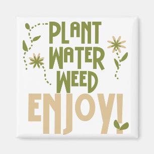 Pflanze Water Weed Genießen Tshirts und Geschenke Magnet