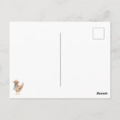 Pflanze Watercolor Garden Postkarte (Rückseite)